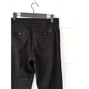 Brax Feel Good‎ Mara Women Chino slim 27/32 black stretch trouser MSRP 262 28x31